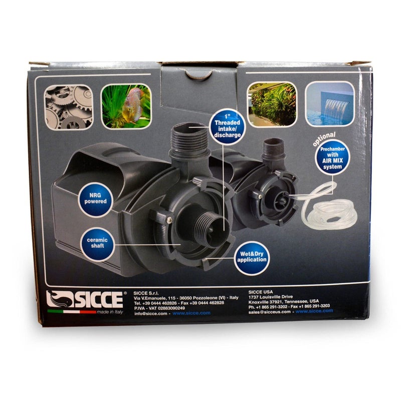 SICCE MULTI 5800 Multifunction Aquarium Pump, 1500 GPH, designed for submerged and in-line use - Image 3